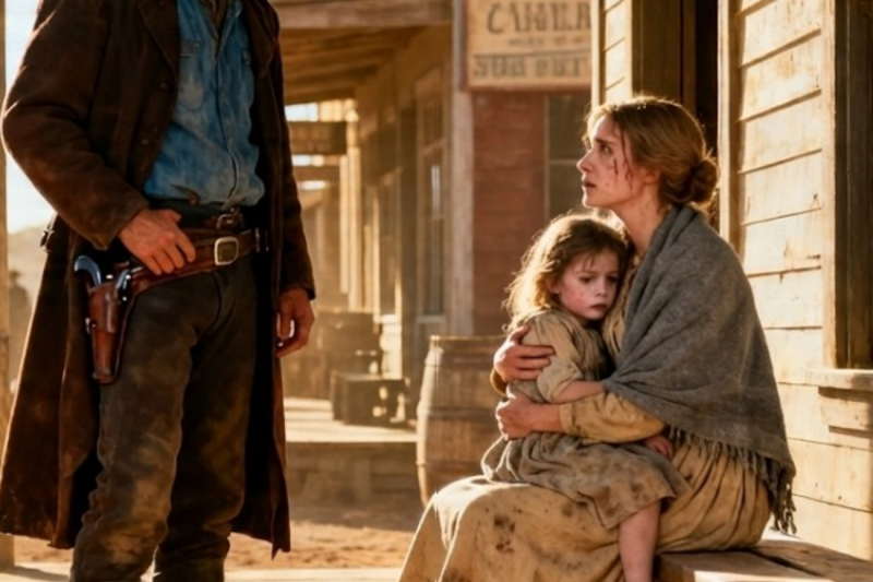 After 5 Days Without Food, Her Child Was Fading—Until a Cowboy Said, “Come With Me”