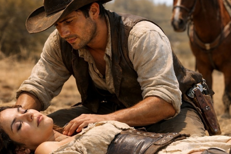 “I Won’t Leave You” Brutally Beaten, She Was Saved By The Kindness Of A Cowboy