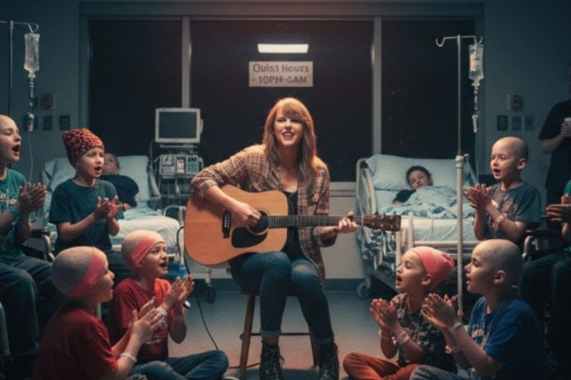 12 kids in cancer ward couldn’t go to Taylor Swift concert — what she did at 2AM will WRECK you