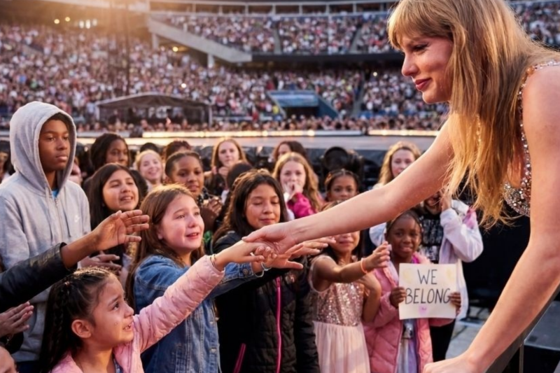 300 foster kids NEVER been to concert — Taylor Swift’s response made entire stadium of 70,000 CRY