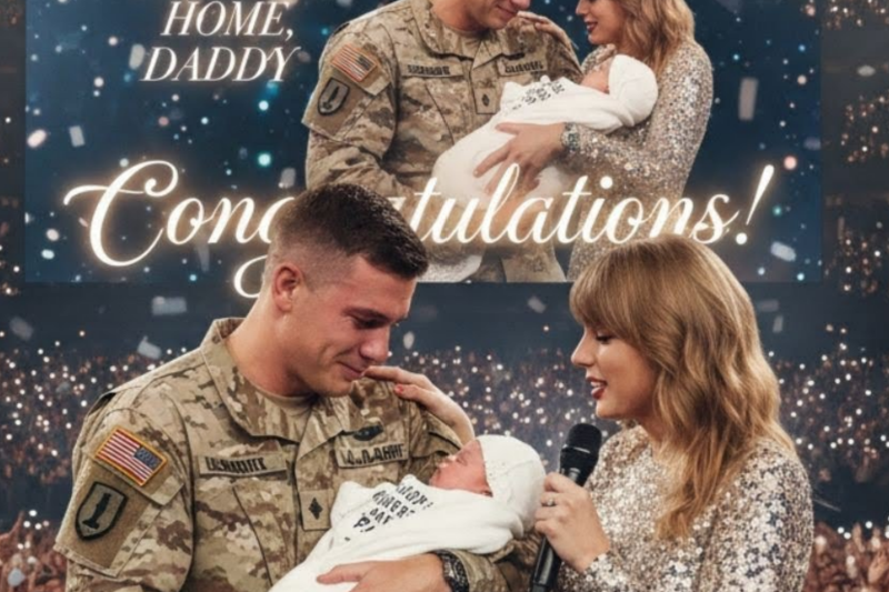 Soldier unable to attend daughter’s birth – Taylor Swift moves 70,000 people to tears