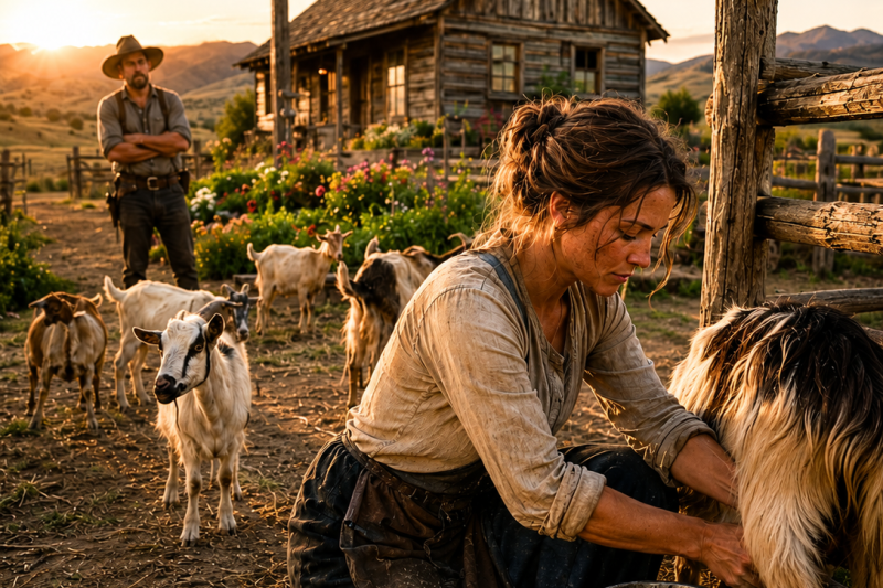 He Wanted a Wife to Milk the Goats — She Turned His Dying Homestead Into the Jewel of the Frontier