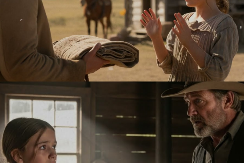 That’s My Mother’s Dress,” The Girl Said — The Rancher Dropped His Coffee and Whispered Her Name