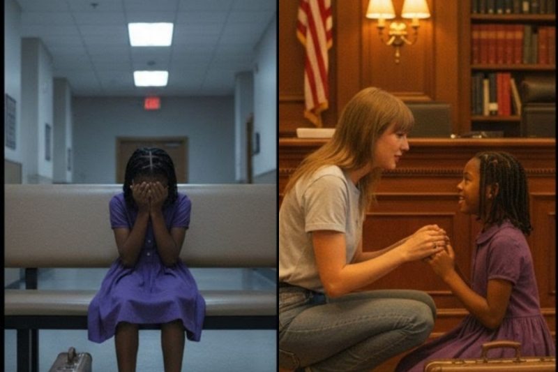 Girl waited 8 YEARS to be adopted – then Taylor Swift appeared at the courthouse