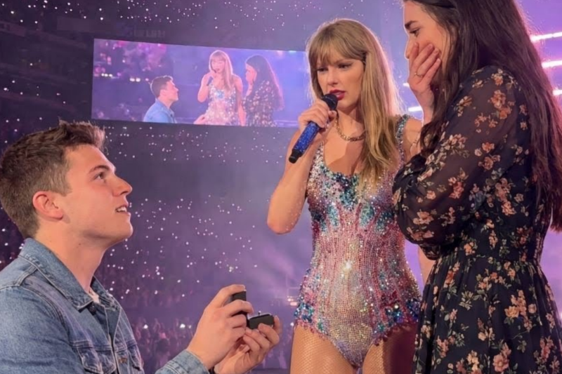Fan Proposes at Taylor Swift Concert — She Says NO Before 60,000… Then THIS Happens