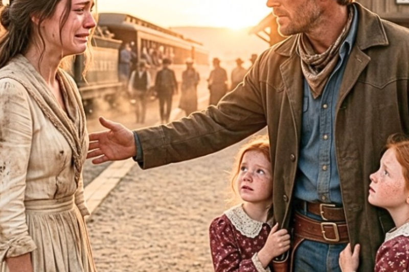 Don’t Cry…” Rejected at the Station—A Cowboy Needed Her Most, Until His Secret Changed Everything