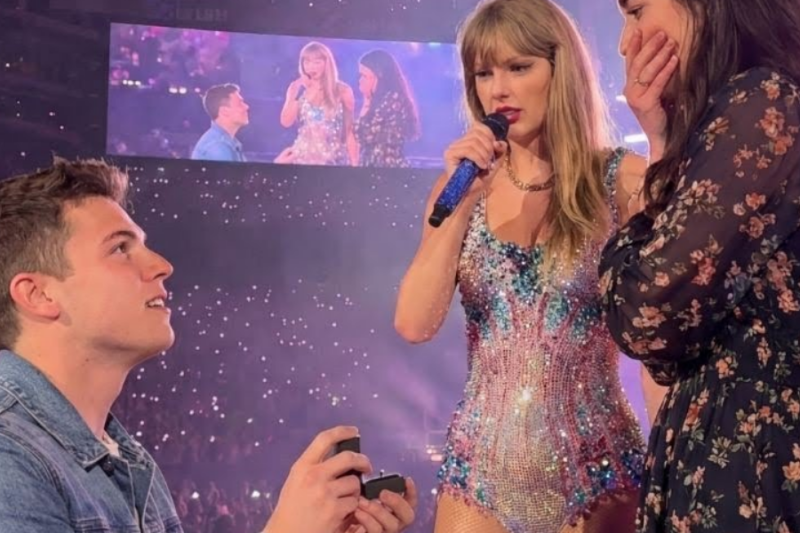 Fan Proposes at Taylor Swift Concert — She Says NO Before 60,000… Then THIS Happens