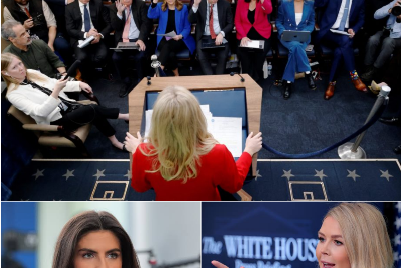 The Brutal Takedown: How Karoline Leavitt and Donald Trump Dismantled CNN’s Press Briefing Ambush on Live Television