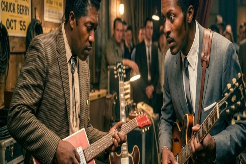 Bo Diddley Challenged Chuck Berry Backstage—He Tried to Steal Chuck Berry’s Riff