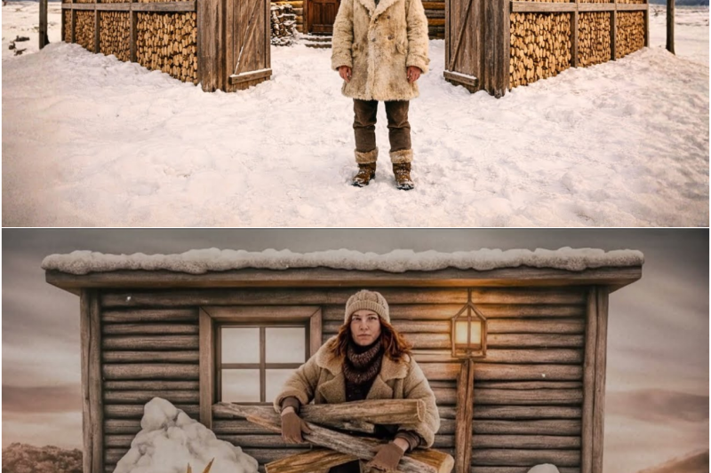 Neighbors Laughed When She Built A Wall All Around Her House — Until Firewood Stayed Dry All Winter