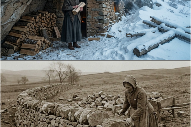 Thrown Out Before Winter, Widow Built a “Stone” Cabin Inside a Cave — Her Firewood Lasted All Season