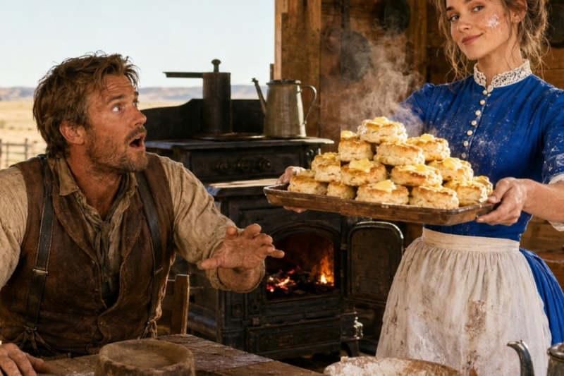 “If You Can Make Biscuits, You Can Stay”—Her Biscuits Saved His Ranch and Then His Life