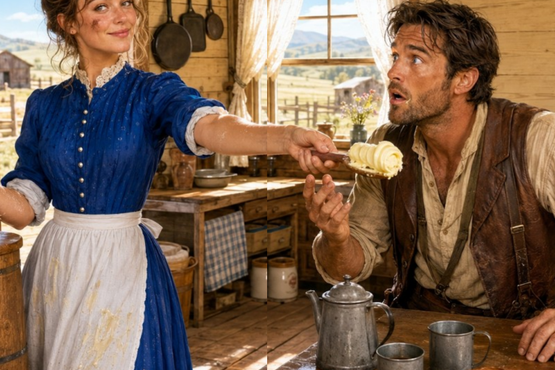 “If You Can Churn My Butter, You Can Stay”—One Taste and He Knew She’d Never Leave