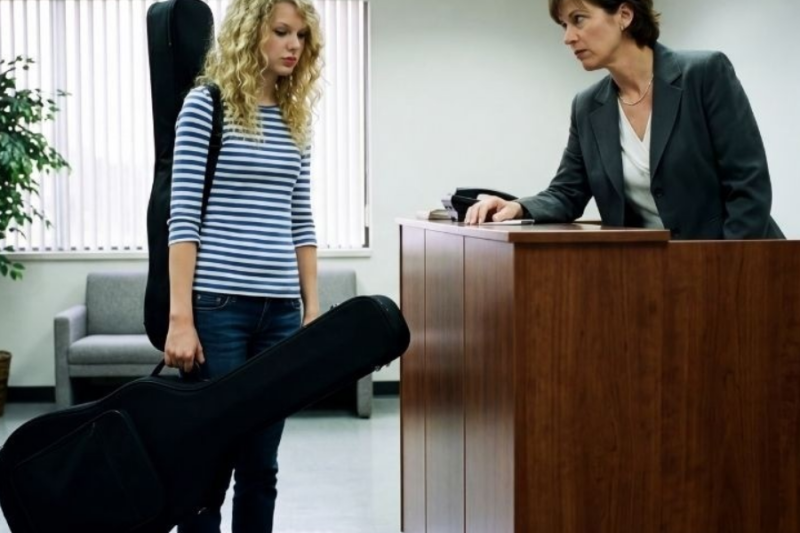 14-Year-Old Taylor Swift Walks Into Sony Nashville — 30 Minutes Later, History Is Made at 14 years!!