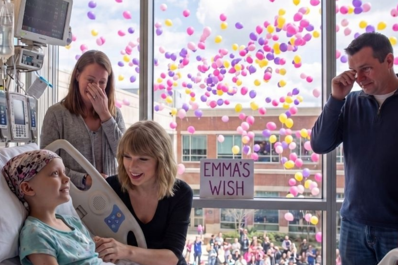 Taylor Swift released 10,000 balloons for dying child—what happened next moved millions to tears!