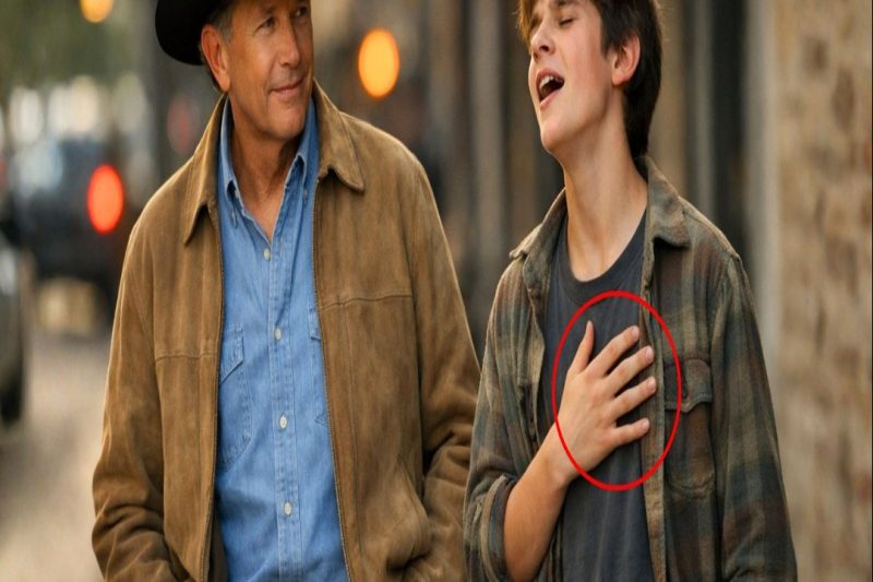 A street kid was singing “Amarillo by Morning” when SUDDENLY George Strait APPEARED.