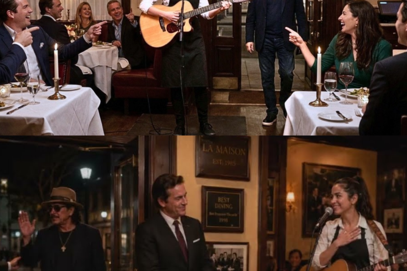 Waitress Played Carlos Santana’s Most Famous Song — The Crowd Laughed… Until He Walked In!