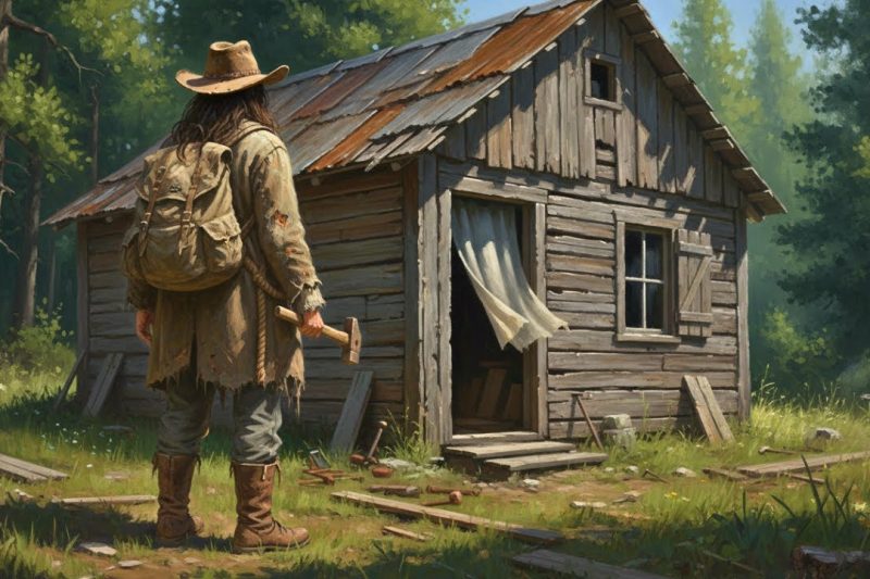 Broke And Homeless, Mountain Woman Rebuilt An Old Cabin — What She Created Left The Town Speechless